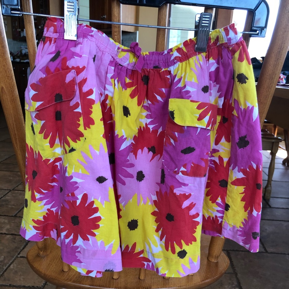 Mini Boden brand girls multicolored floral print